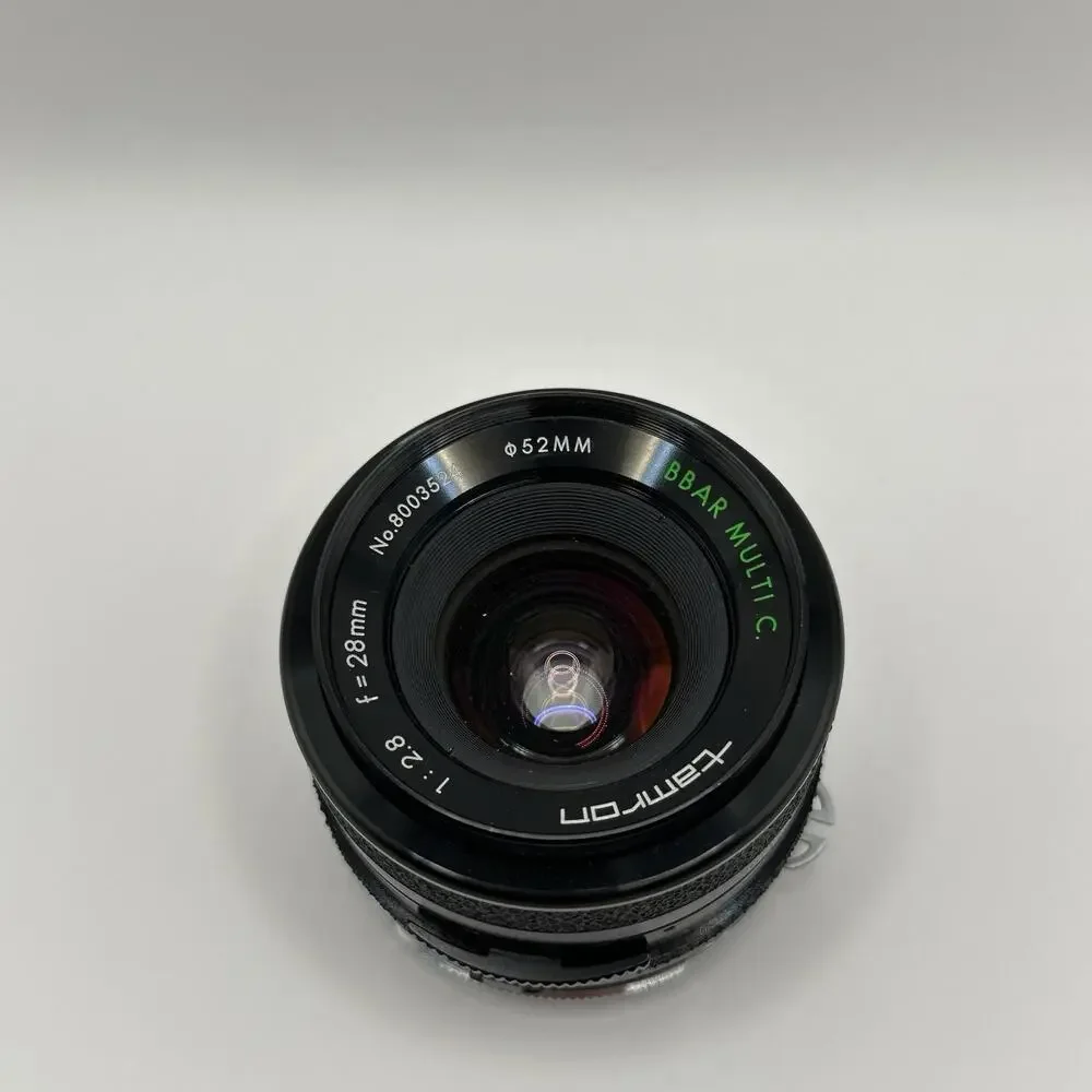 Tamron Vintage 1970/80s Lense 1:28 28mm 8003524 52mm BBAR Multi C. For Nikon A